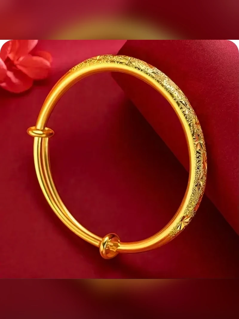 Dual Hoop Gold Bracelet