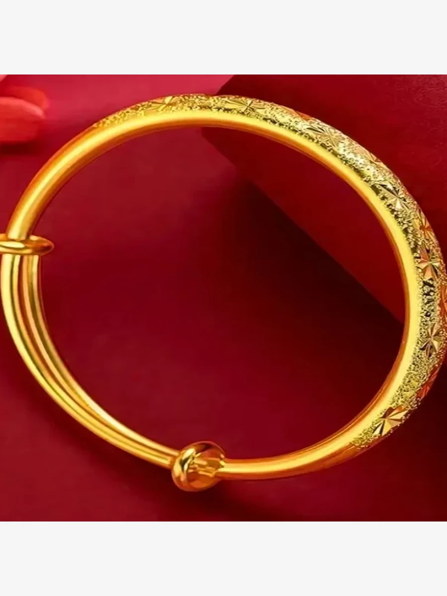 Dual Hoop Gold Bracelet