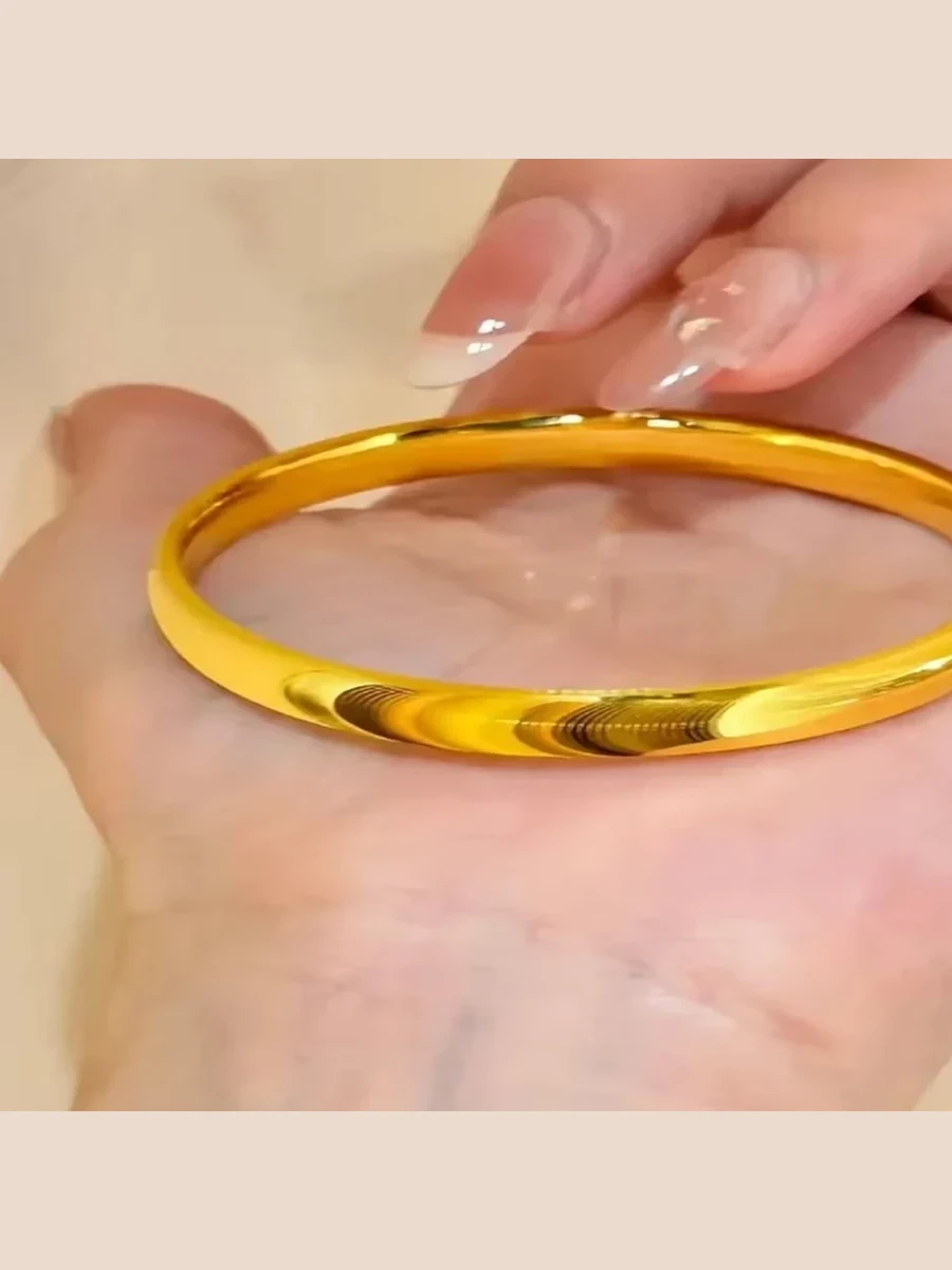 Polished Gold Bangle
