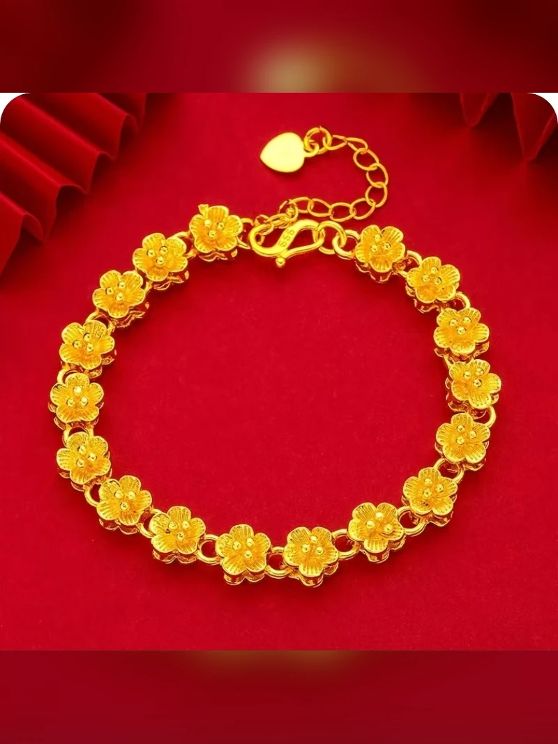 Floral Chain Bracelet