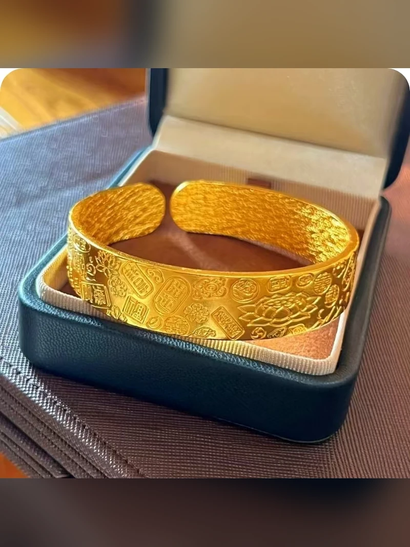 Geometric Gold Cuff