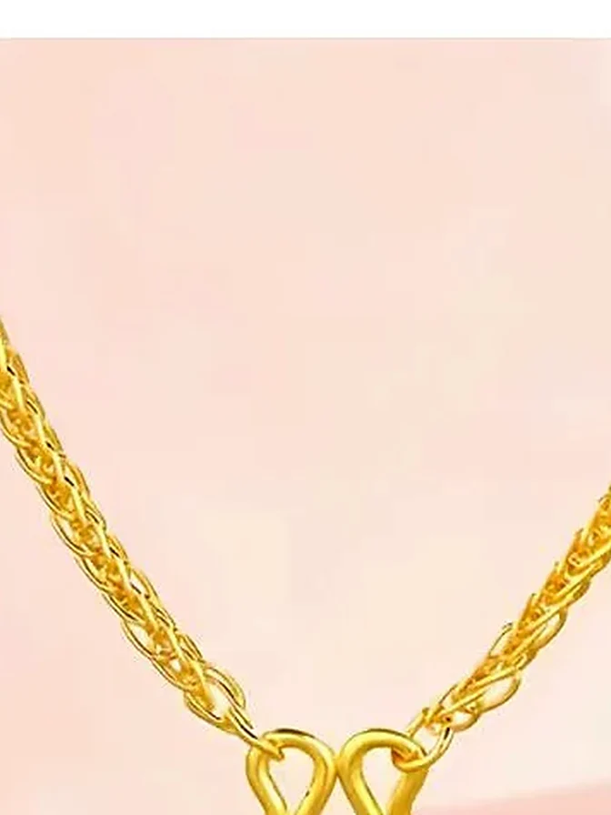 Double Circle Layered Necklace
