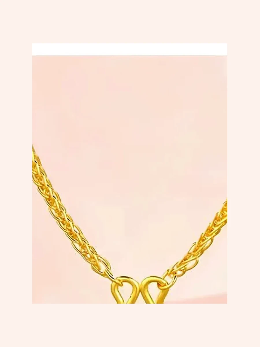 Double Circle Layered Necklace