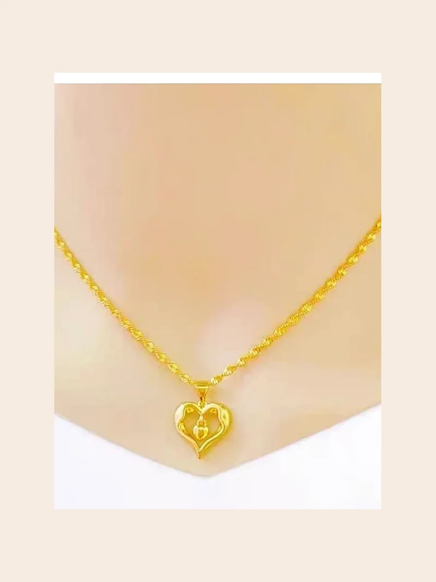 Open Heart Pendant Necklace