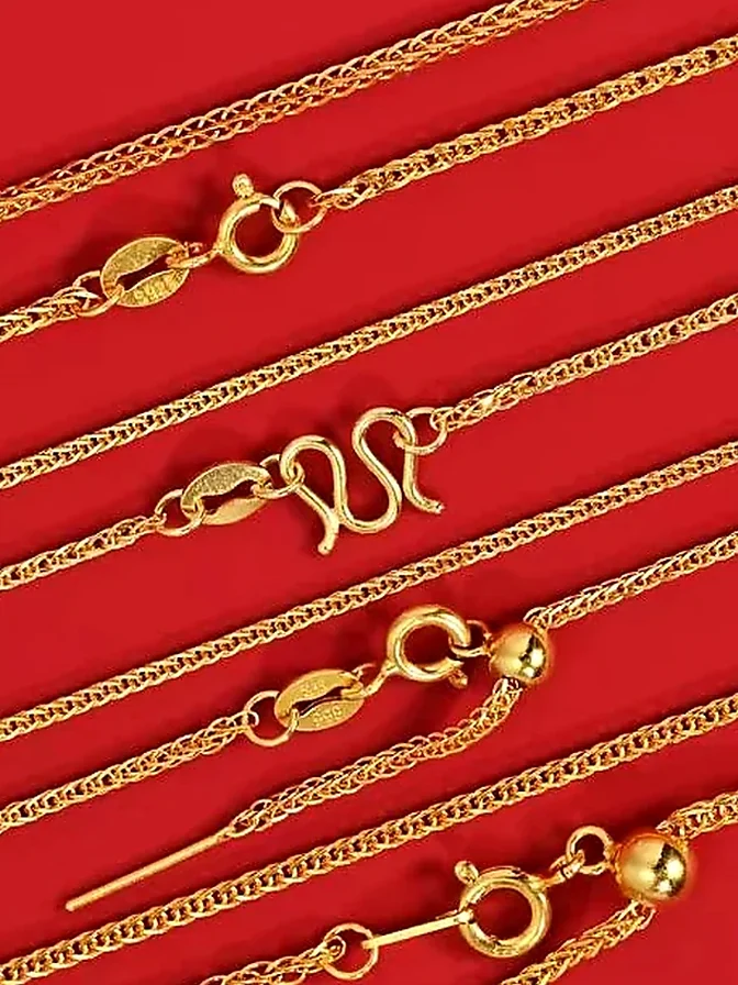 S925 Silver Gold-Tone Chain Edit