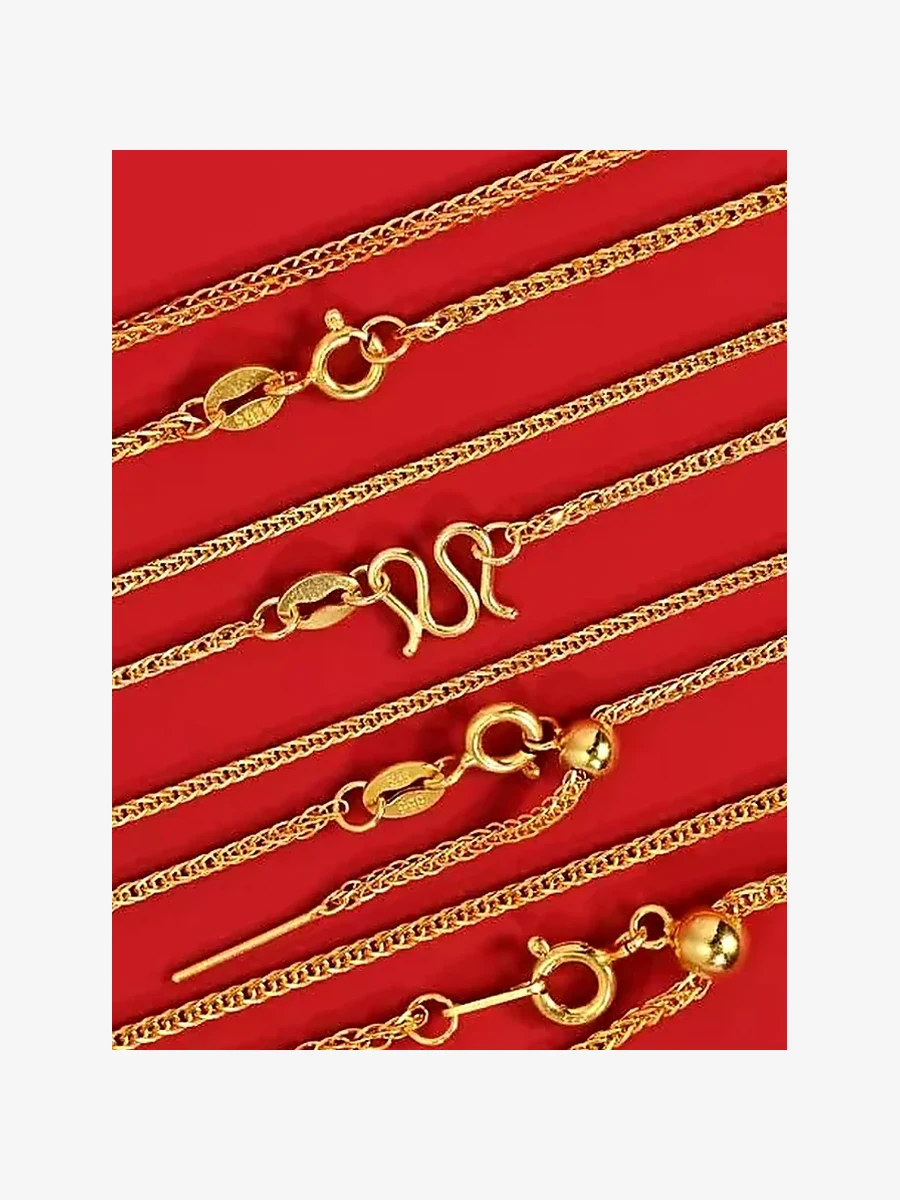 S925 Silver Gold-Tone Chain Edit