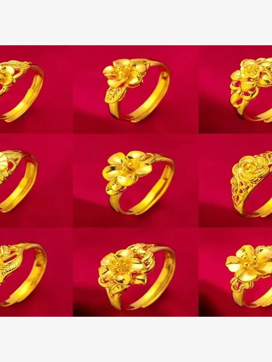Gold Ring Assortment Set