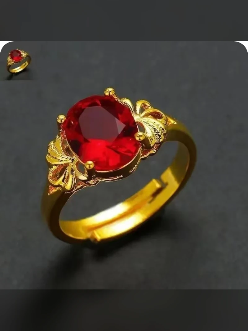 Red Stone Vintage Ring