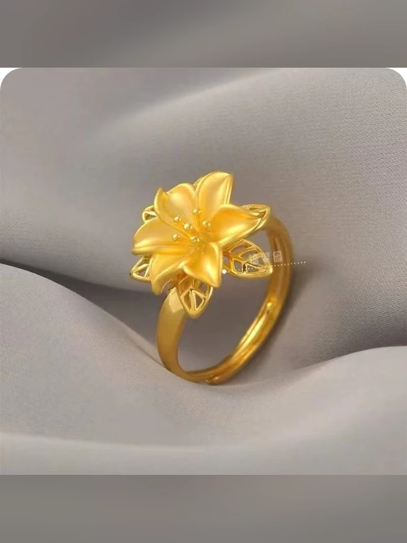 Gold Flower Ring