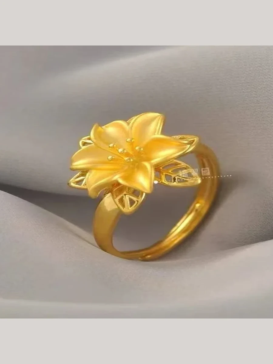 Gold Flower Ring