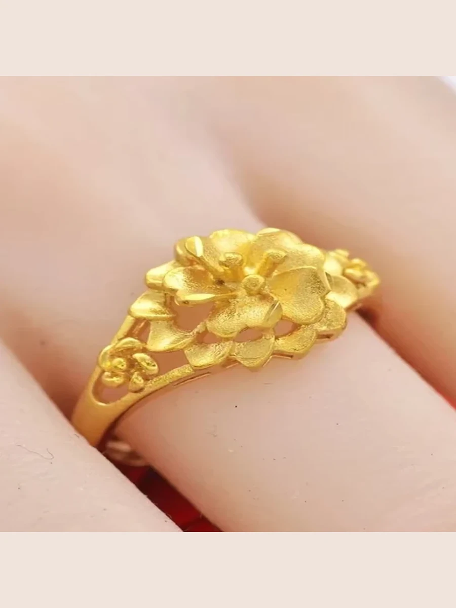 Gold Rose Ring