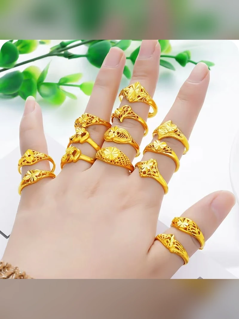 Gold Ring Stack Set