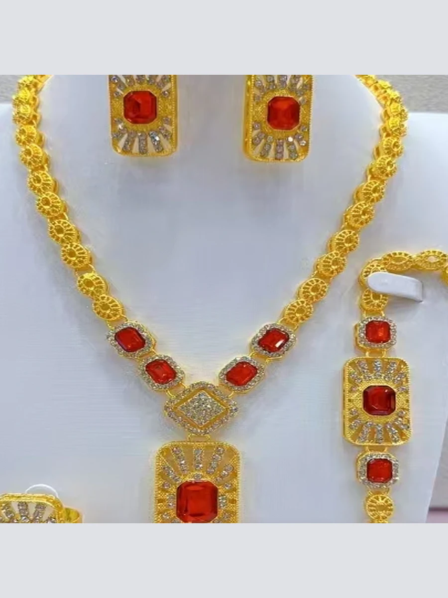 Gold Jewelry Set Style 007