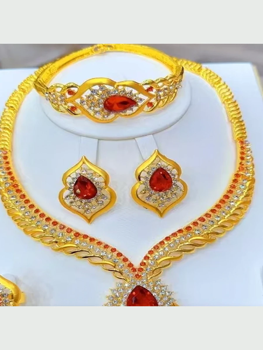 Gold Jewelry Set Style 009