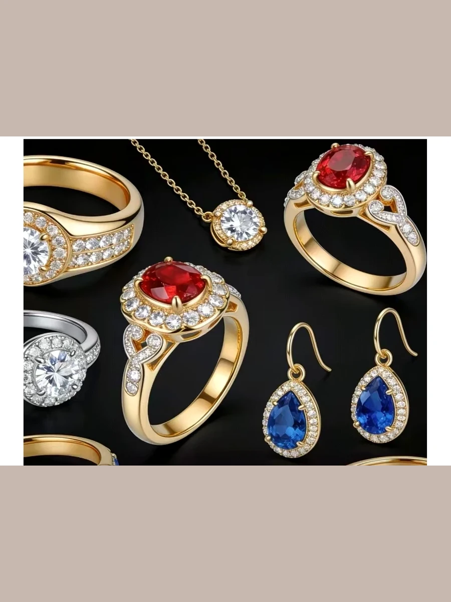Gold Jewelry Set Style 015
