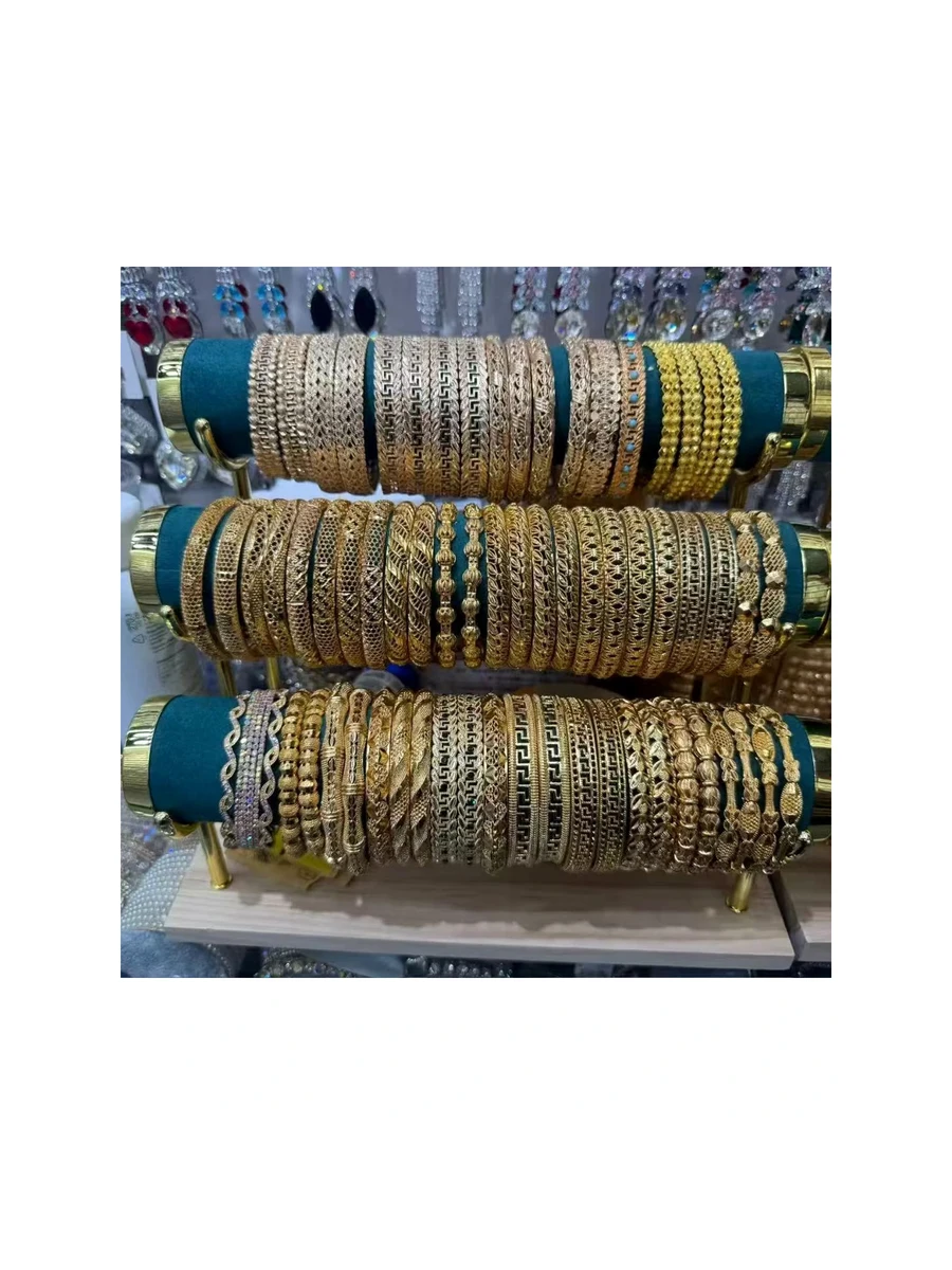 Stacked Bracelet Roll Display