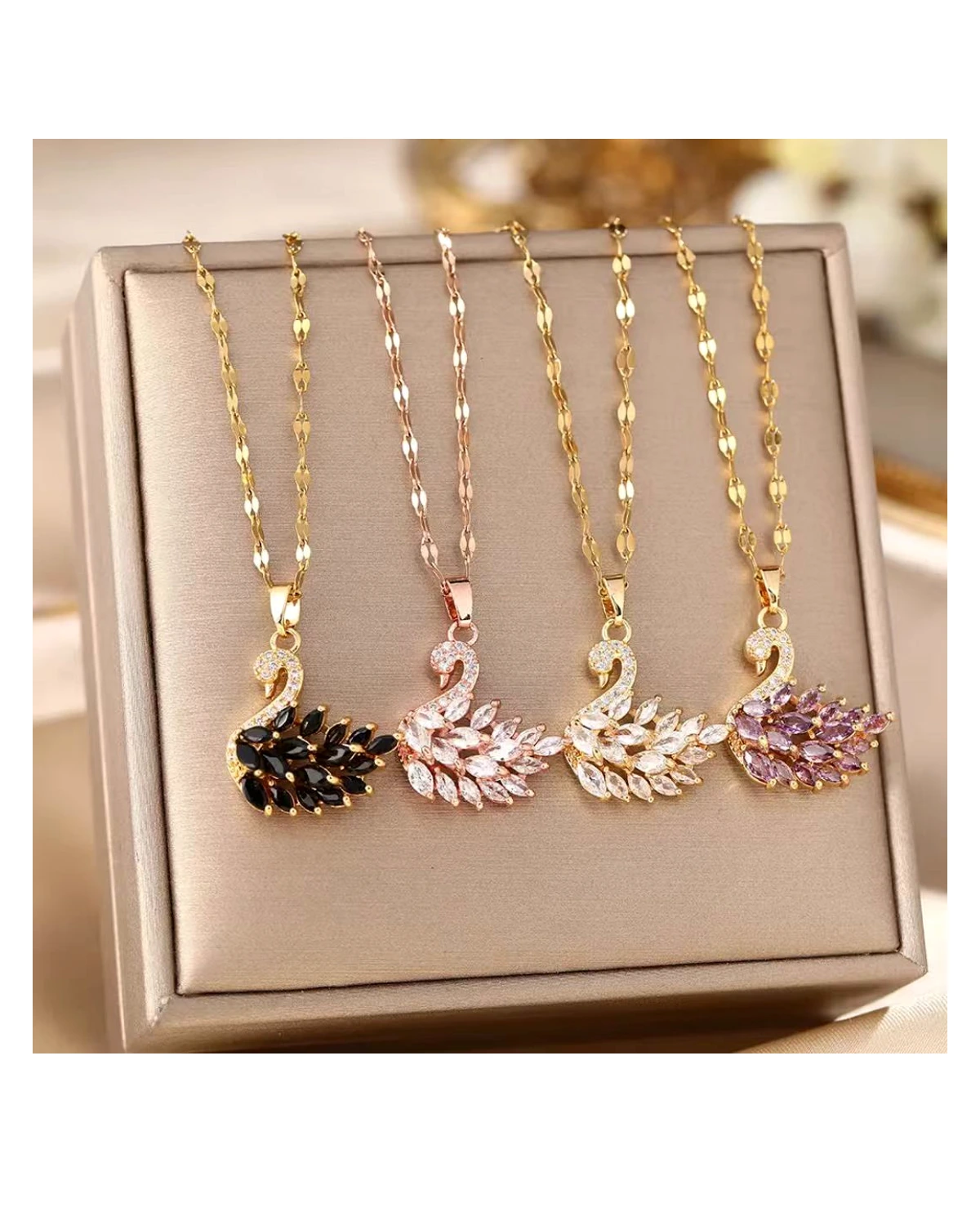 Flower Pendant Necklace Assortment