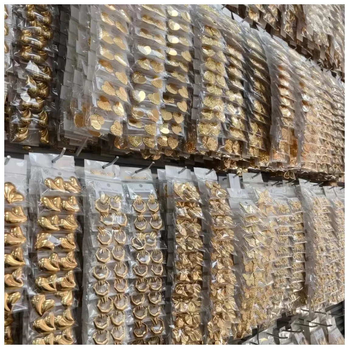 Individually packed ring inventory in quantity