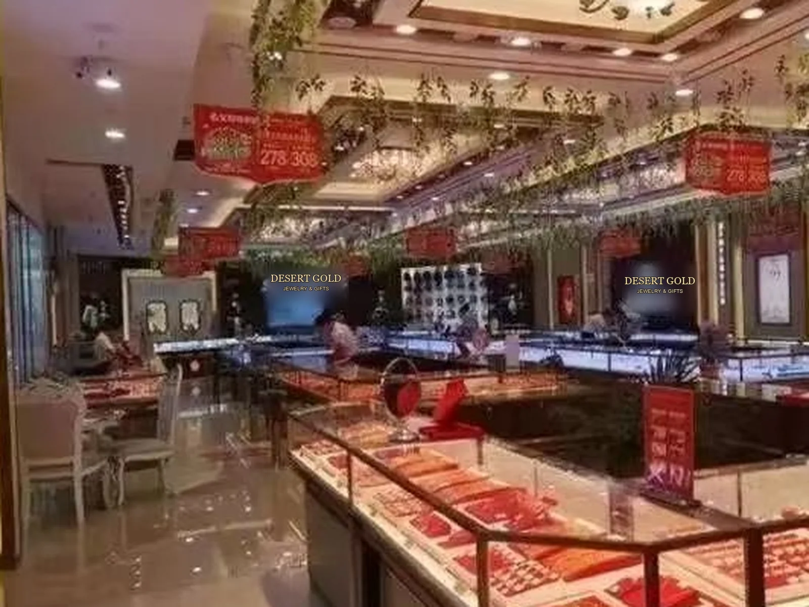 Desert Gold physical jewelry showroom